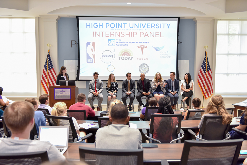 High Point University Internship Panel